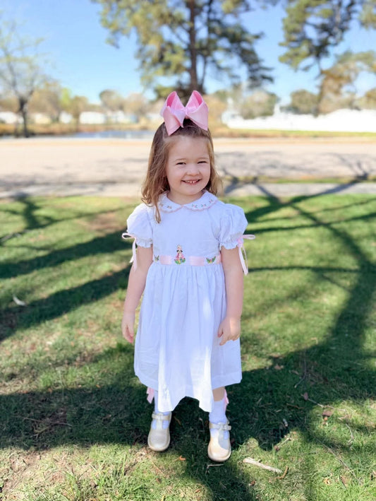 Peter Rabbit Hand Embroidery Girls Dress