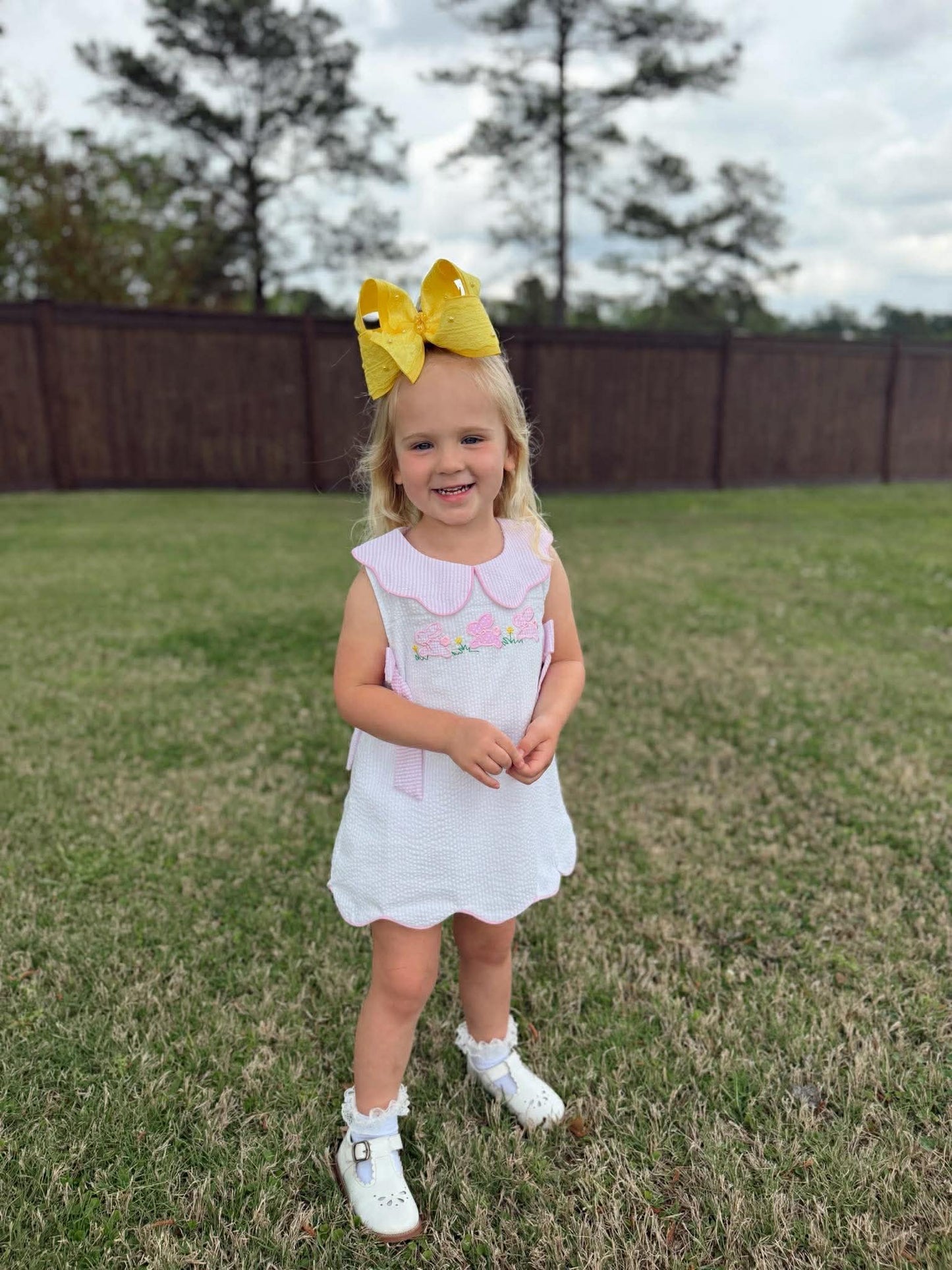 Appliqué Cottontail Bloomer Set