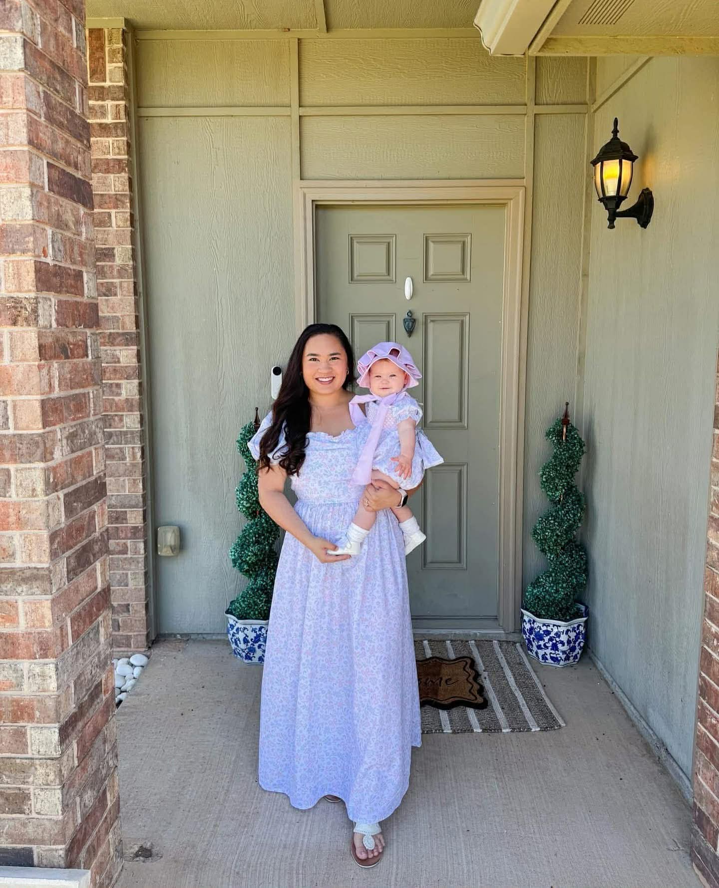 Floral Bow Mom Dress
