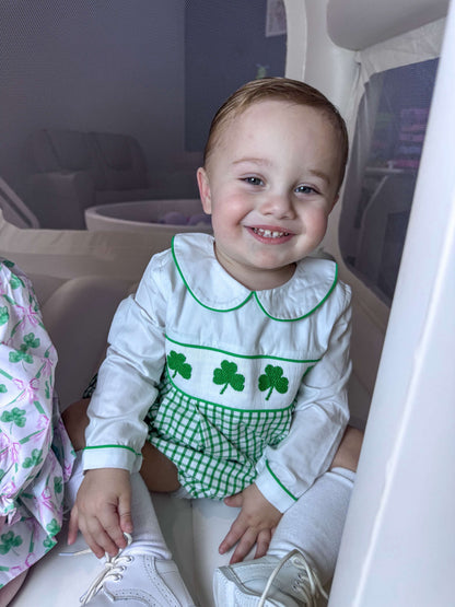 Smocked Lucky Charm Bubble Boys