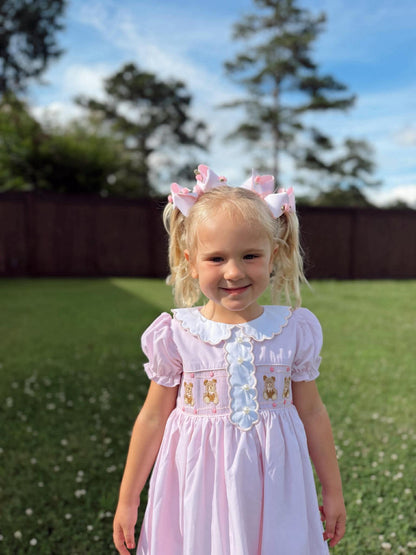 Teddy Smocked Dress