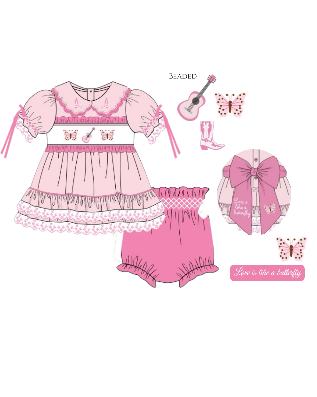 Darling Dolly Diaper Set