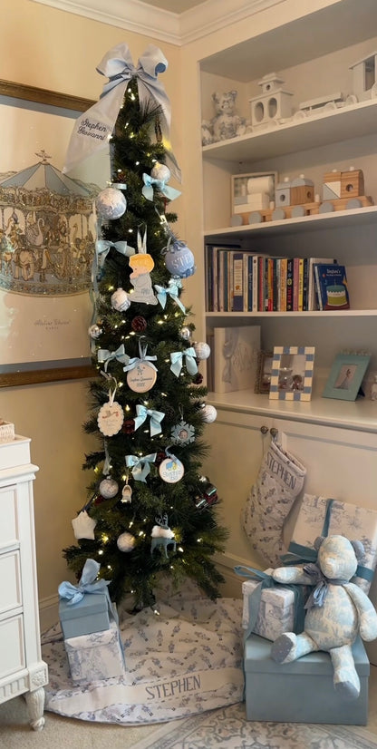 Blue Nutcracker Christmas Accesories