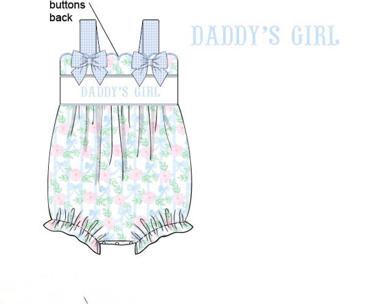 Daddy's Girl Floral Bubble