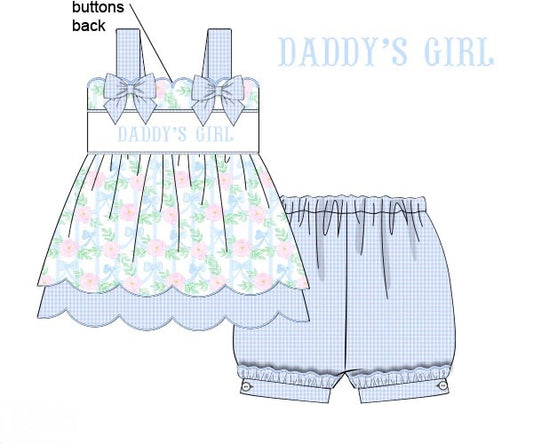 Daddy’s Girl Floral Short Set