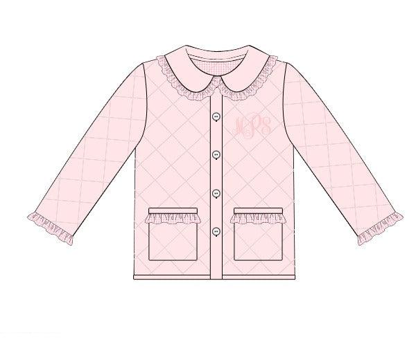 Custom Pink Quilted Jacket