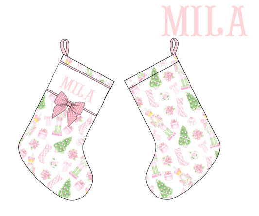 Pre-Order Pink Nutcracker Stocking