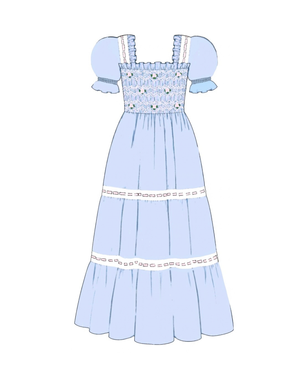 Sunday Best Smocked Women's Dress