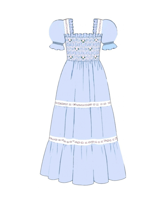 Sunday Best Smocked Women's Dress