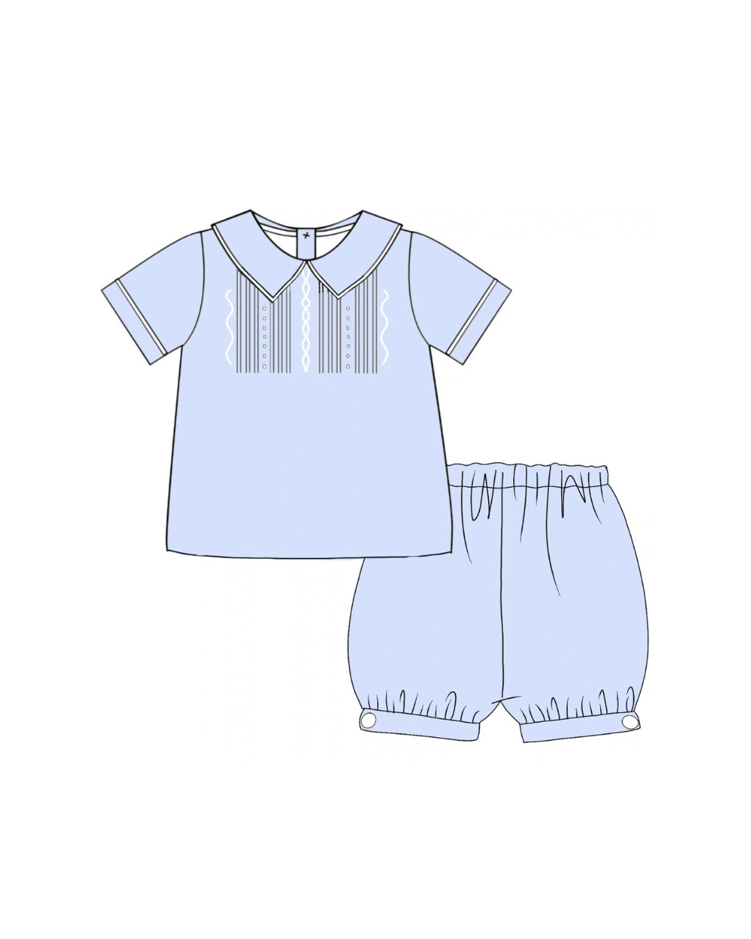 Sunday Best Smocked Boys Set