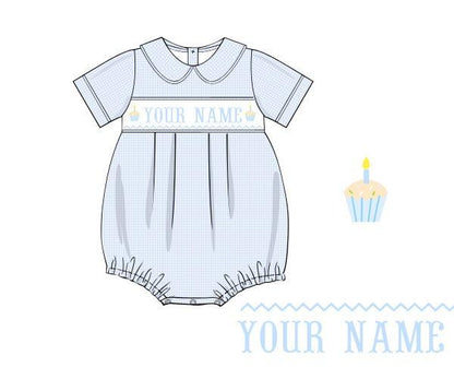 Birthday Boy Cupcake Bubble