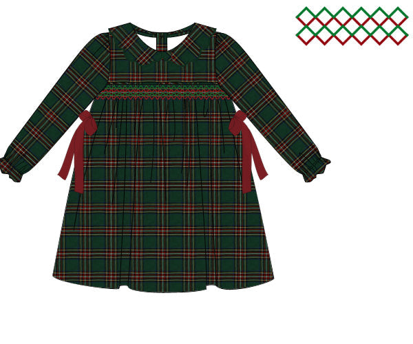 Yuletide Plaid Dress