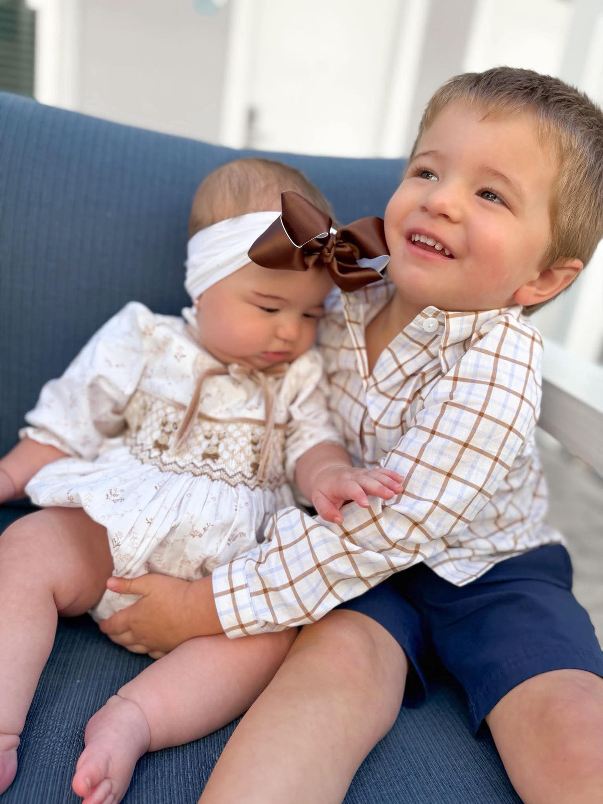 Camel Breeze Plaid Button Down Shirt