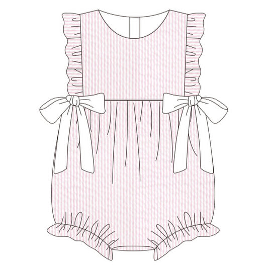 Pink Seersucker Bubble