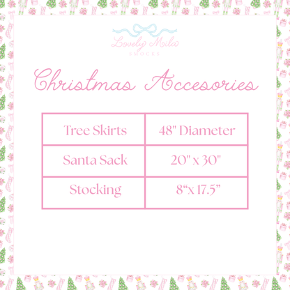 Pink Nutcracker Christmas Accesories